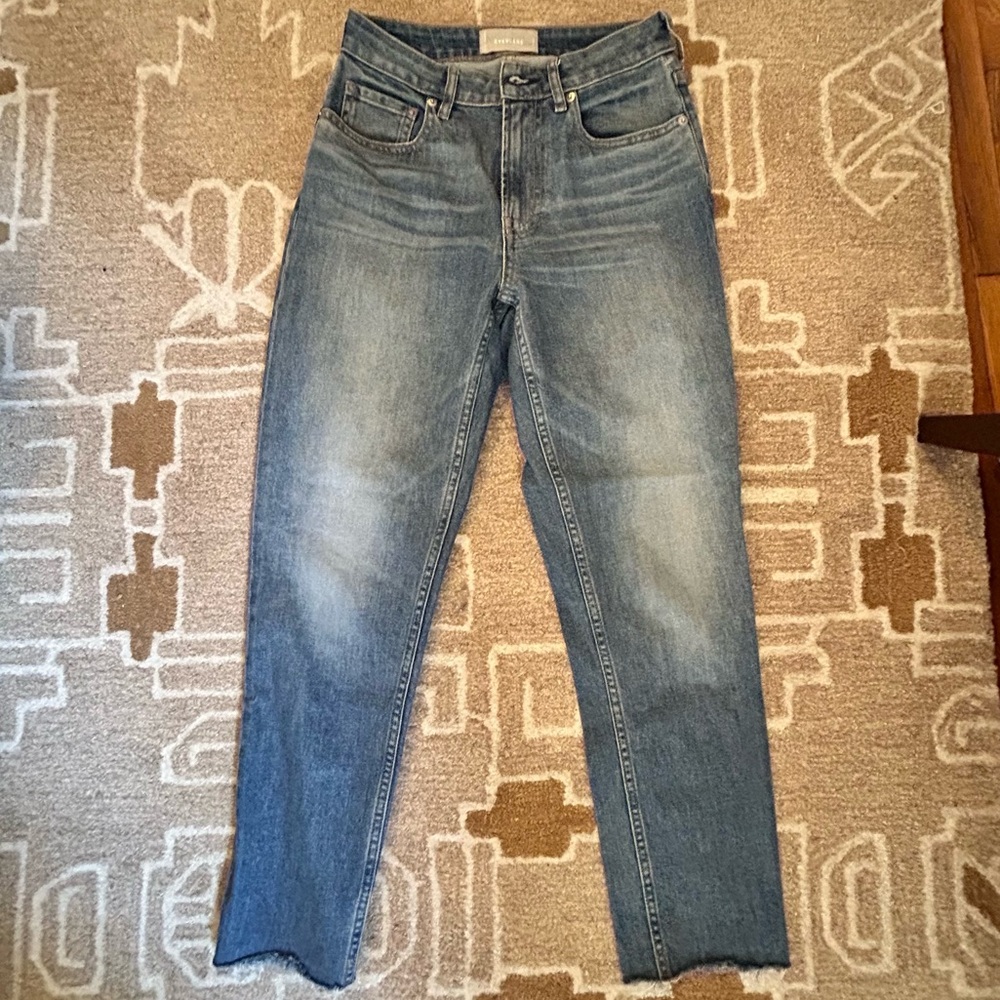 Everlane Blue Curvy Cheeky Jeans